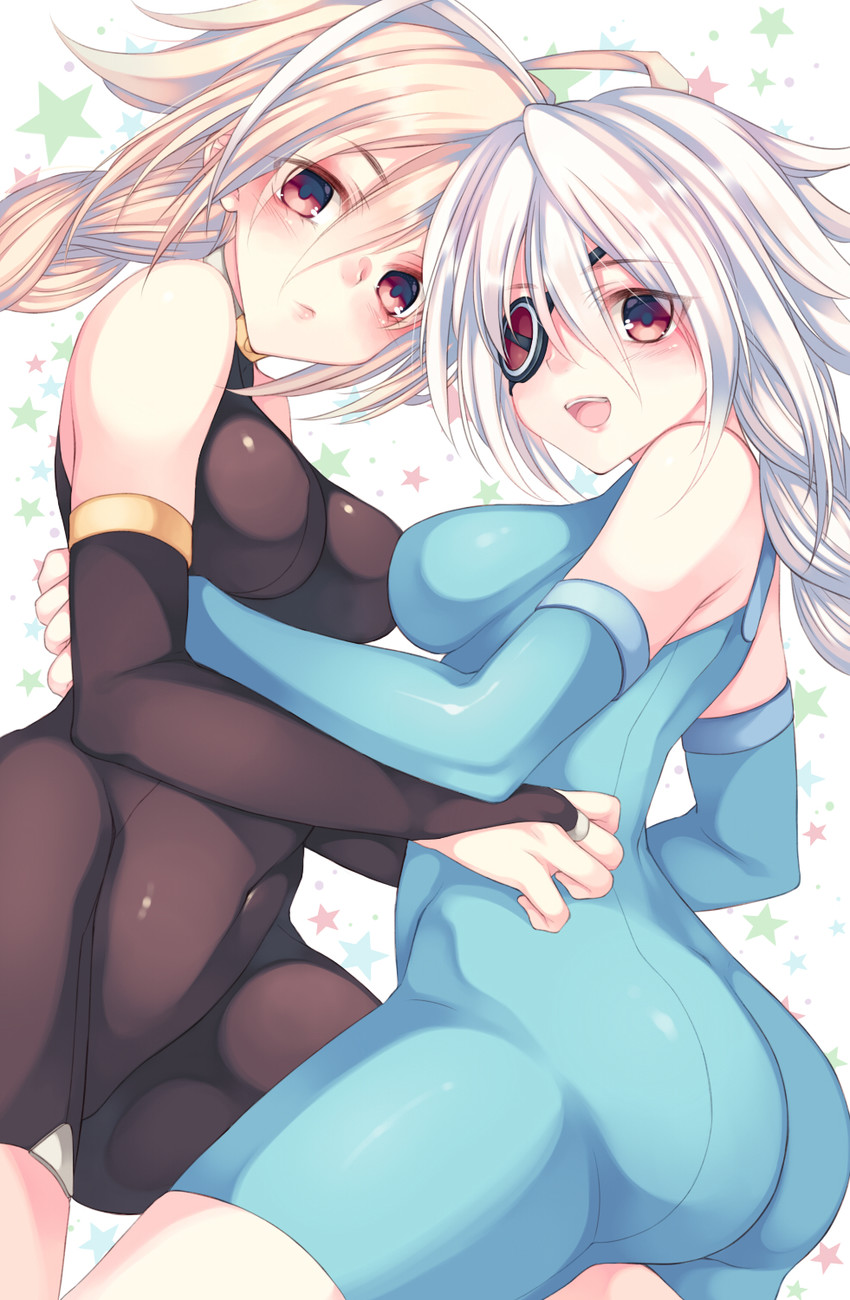 nu-13 and lambda-11 (blazblue) drawn by hime_gyo