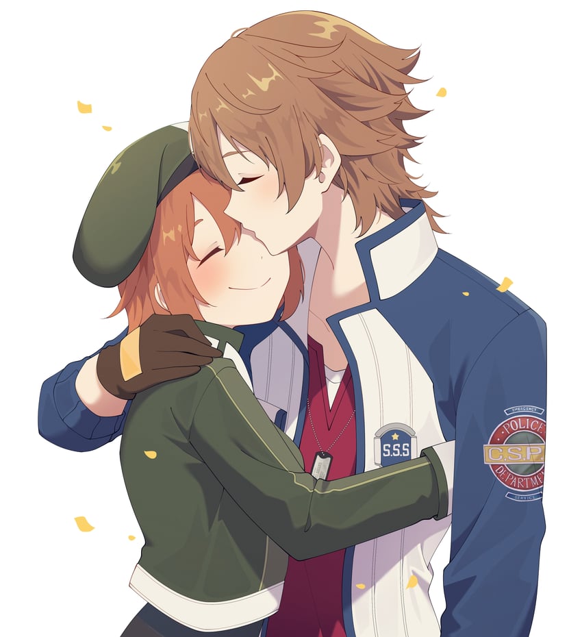 lloyd bannings and noel seeker (eiyuu densetsu and 2 more) drawn by uikoui