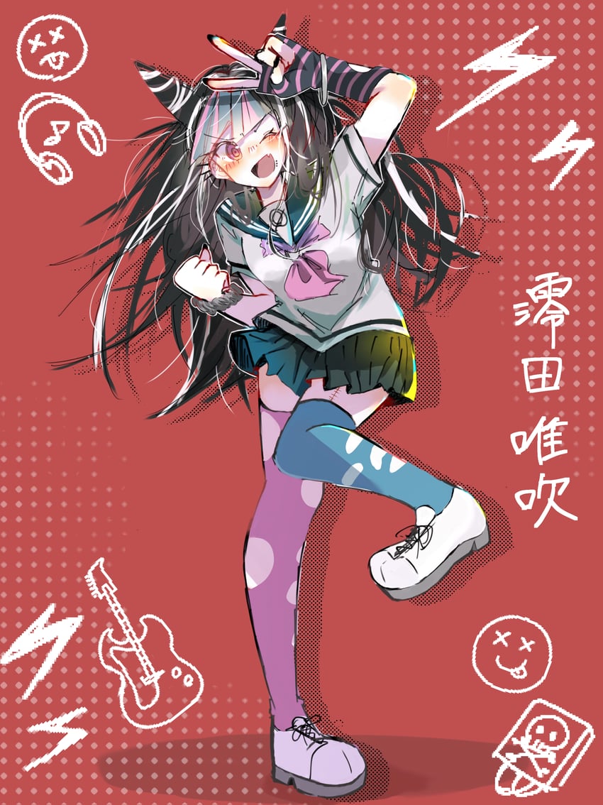 mioda ibuki (danganronpa and 1 more) drawn by n_u_n_ww2222