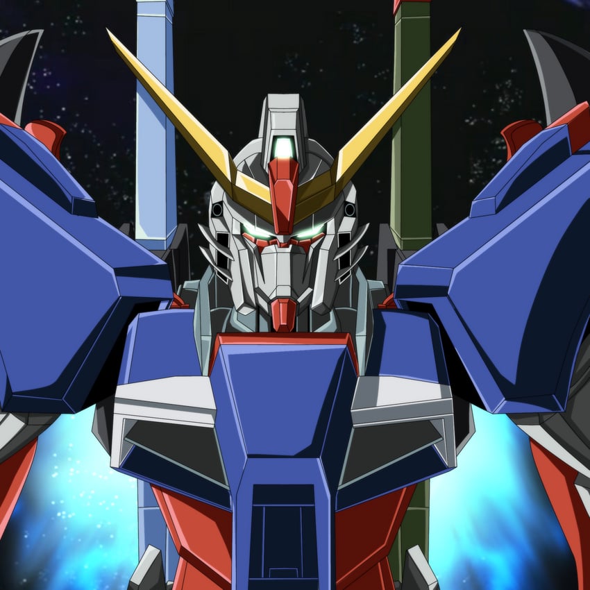 destiny gundam and destiny gundam spec ii (gundam and 3 more) drawn by gundrass