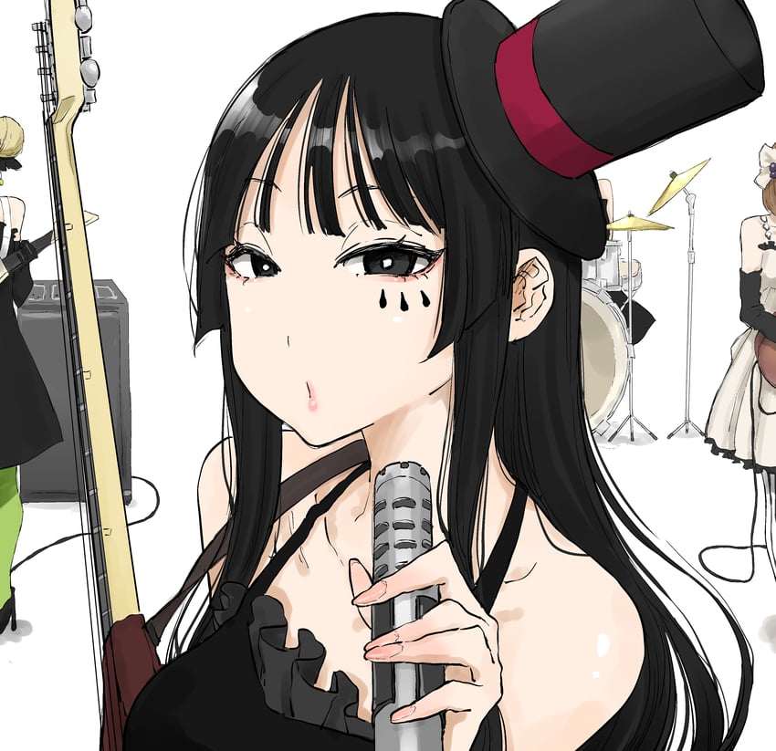 akiyama mio, hirasawa yui, tainaka ritsu, and kotobuki tsumugi (k-on!) drawn by pandakorya