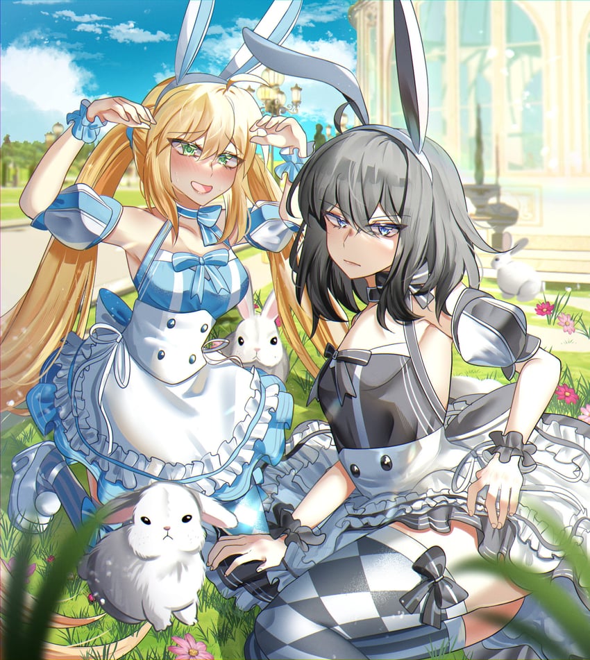 artoria pendragon, artoria caster, and oberon (fate and 1 more) drawn by trashochist