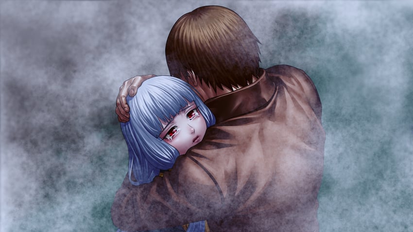 fusaishi haruaki and uematsu rikako (raging loop) drawn by kagelow