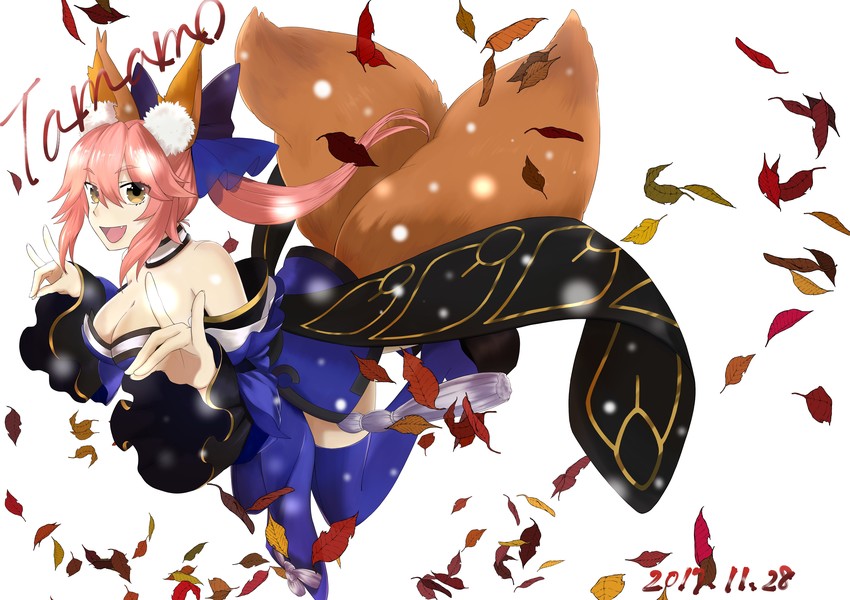tamamo and tamamo no mae (fate and 3 more) drawn by gu-mu