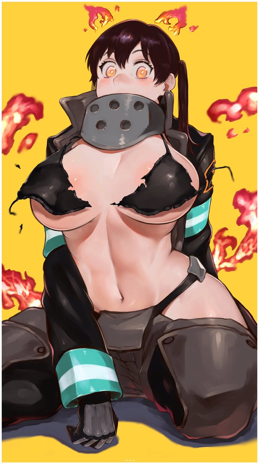 tamaki kotatsu (en'en no shouboutai) drawn by ibuo_(ibukht1015)