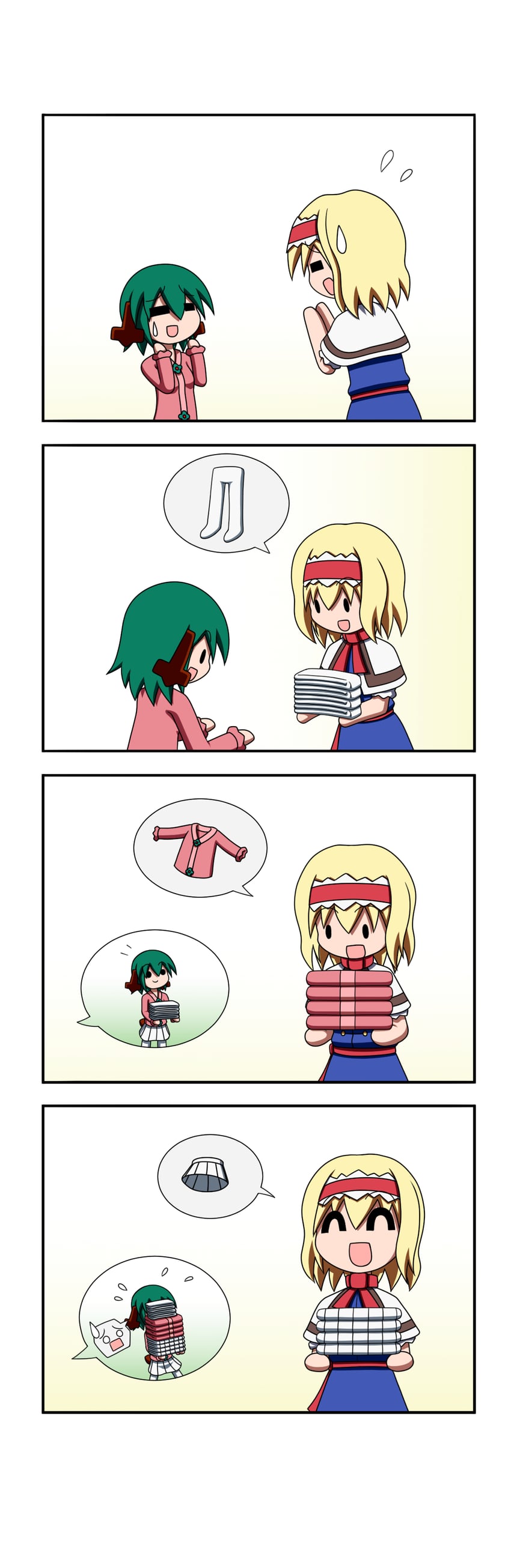 alice margatroid and kasodani kyouko (touhou) drawn by rakugaki-biyori