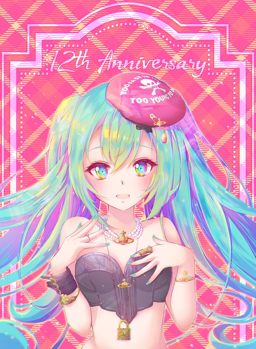 hatsune miku (vocaloid) drawn by xenxen