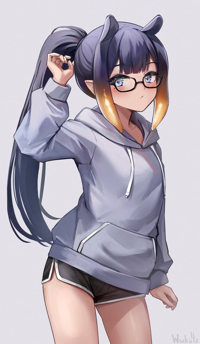 ninomae ina'nis (hololive and 1 more) drawn by wszkii
