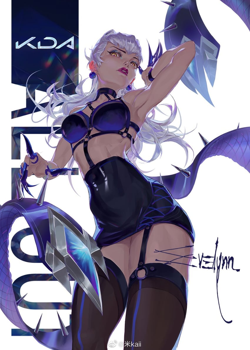 evelynn and k/da all out evelynn (league of legends) drawn by weibo_2504458217