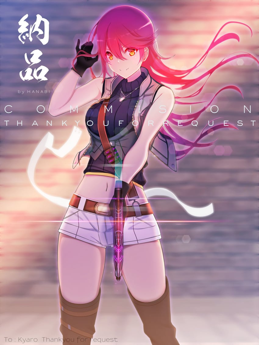 sara valestein (eiyuu densetsu and 2 more) drawn by furisode_(pixilvina)