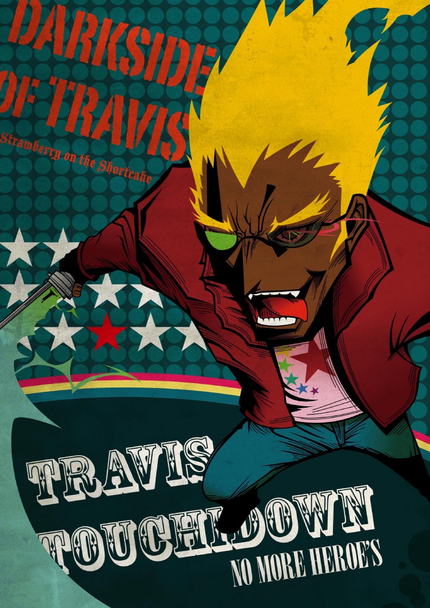travis touchdown (no more heroes) drawn by inuta1981_(inuta1981)