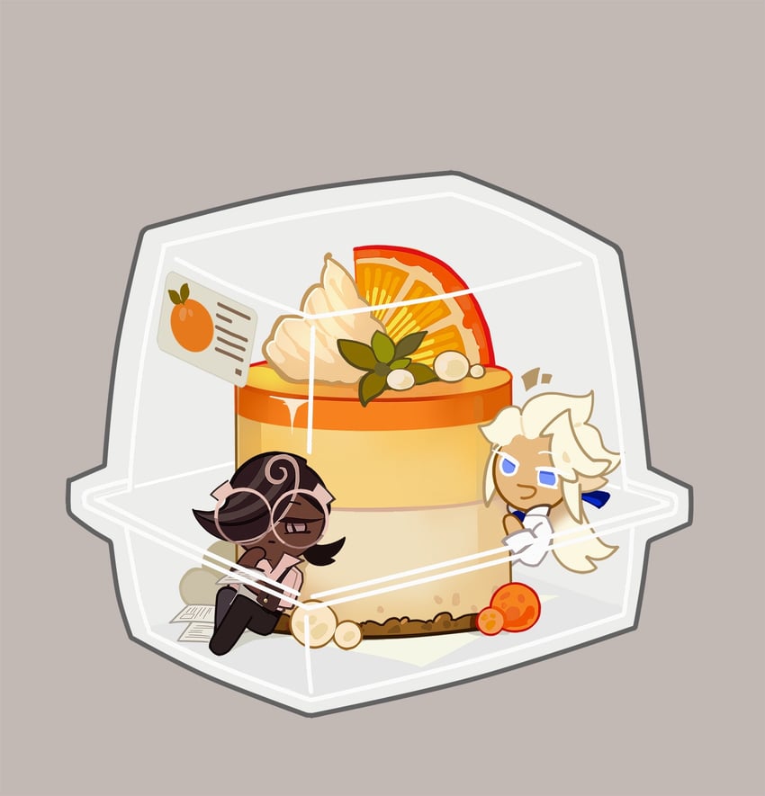 espresso cookie and madeleine cookie (cookie run and 1 more) drawn by saka_nagiya