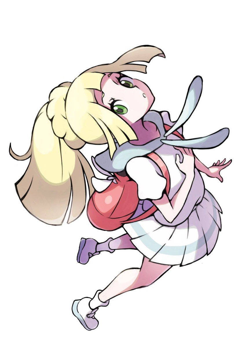 lillie (pokemon and 1 more) drawn by kisama_(0213)