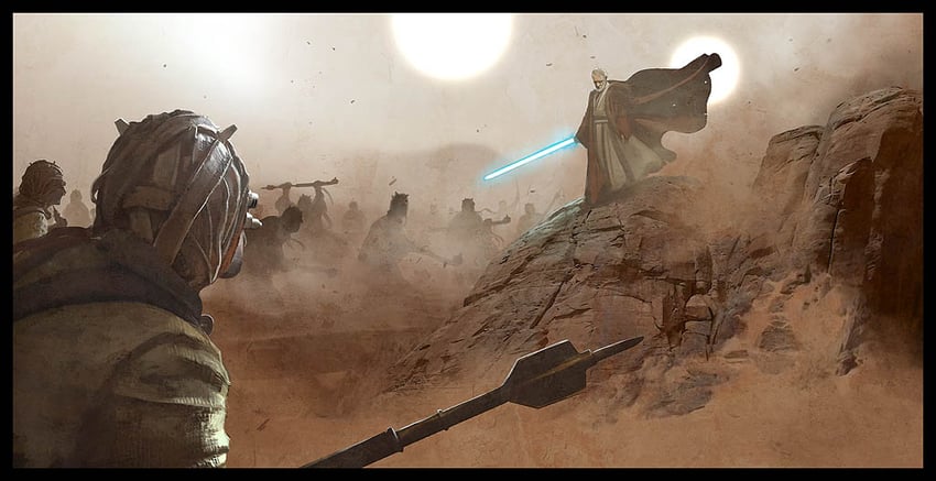 obi-wan kenobi (star wars and 1 more) drawn by ornicar