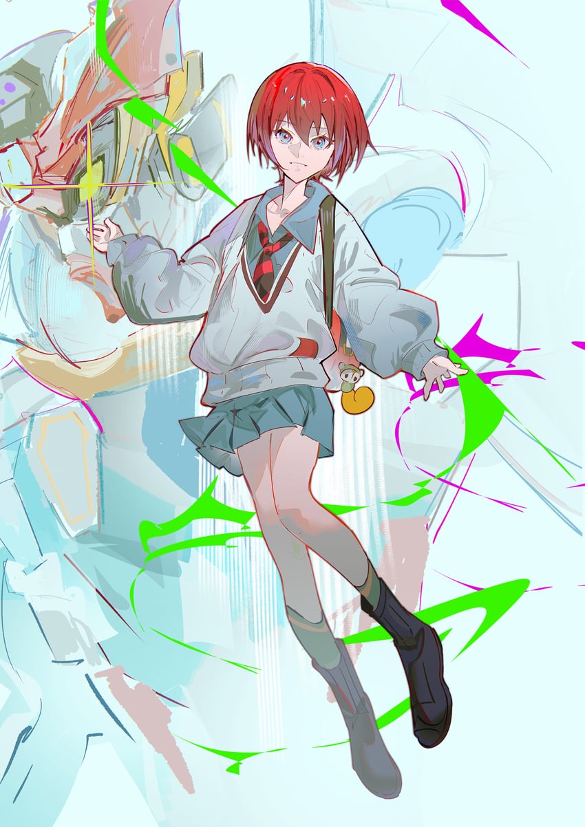 amate yuzuriha and gquuuuuux (gundam and 1 more) drawn by naoel_(naoel_art)