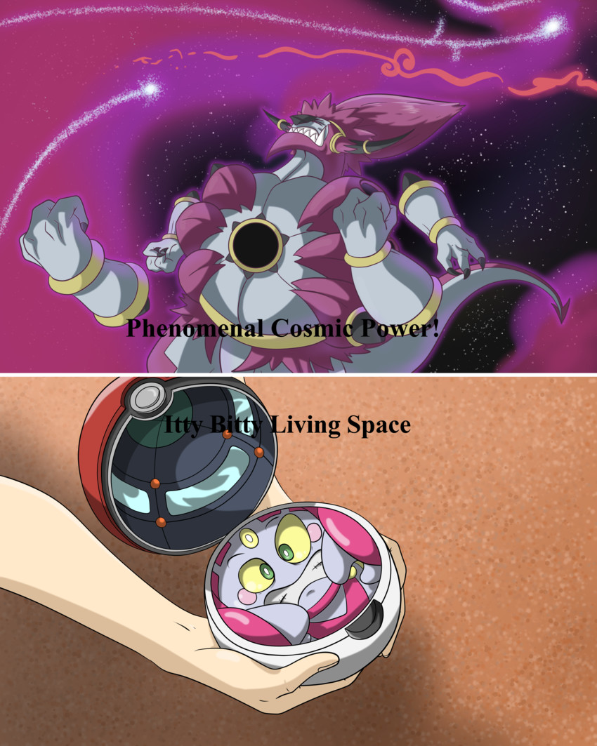 hoopa (pokemon and 1 more) drawn by cryomancer