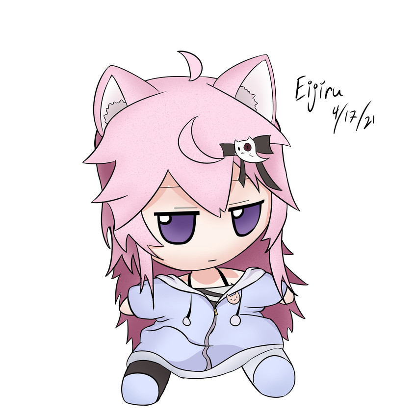 nyatasha nyanners (vshojo) drawn by eijiru