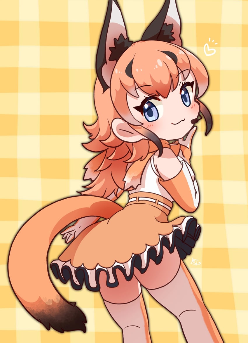 caracal (kemono friends and 1 more) drawn by mugise_hitsuji