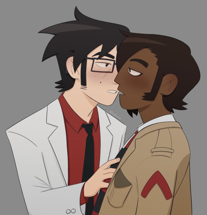 gideon graves and matthew patel (scott pilgrim and 1 more) drawn by skycaelo