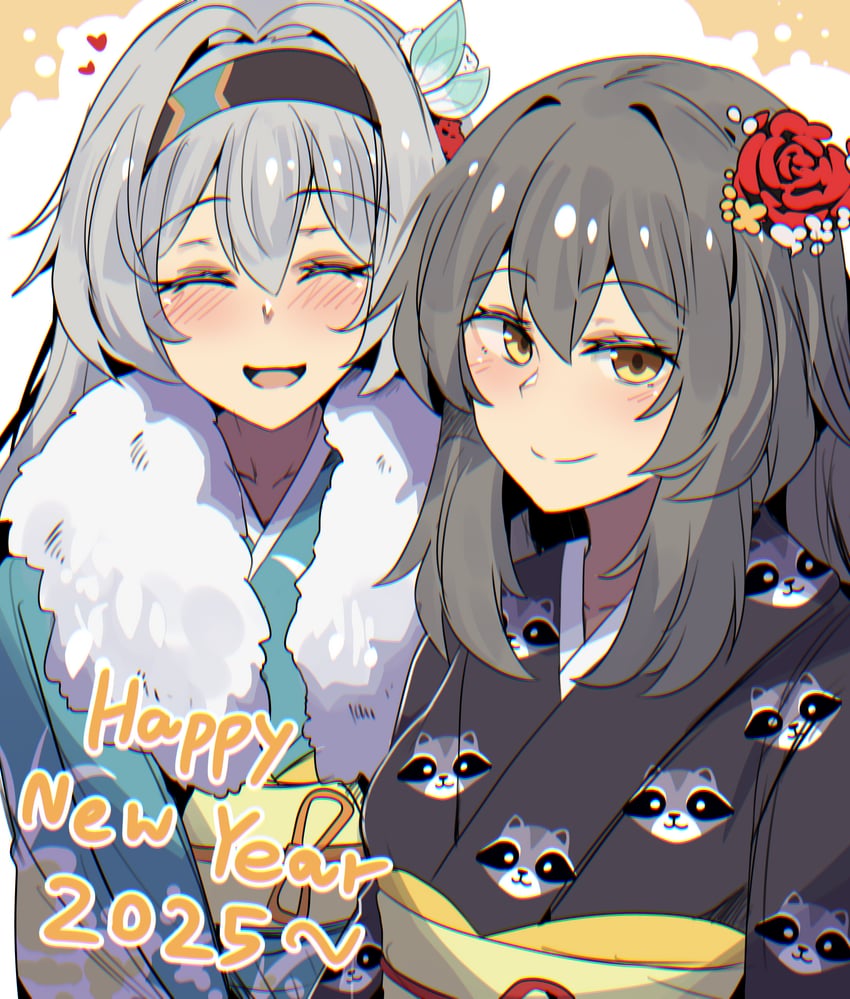 trailblazer, firefly, and stelle (honkai and 1 more) drawn by hinghoi