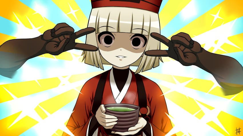 sen no rikyu (fate and 1 more) drawn by guriguri_(arayotto4351)