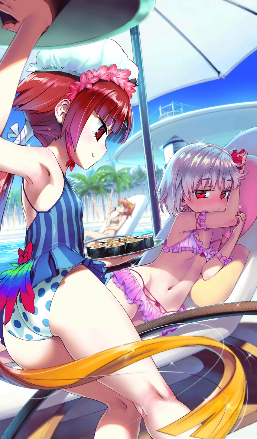 fujimaru ritsuka, kama, and beni-enma (fate and 1 more) drawn by koume_keito
