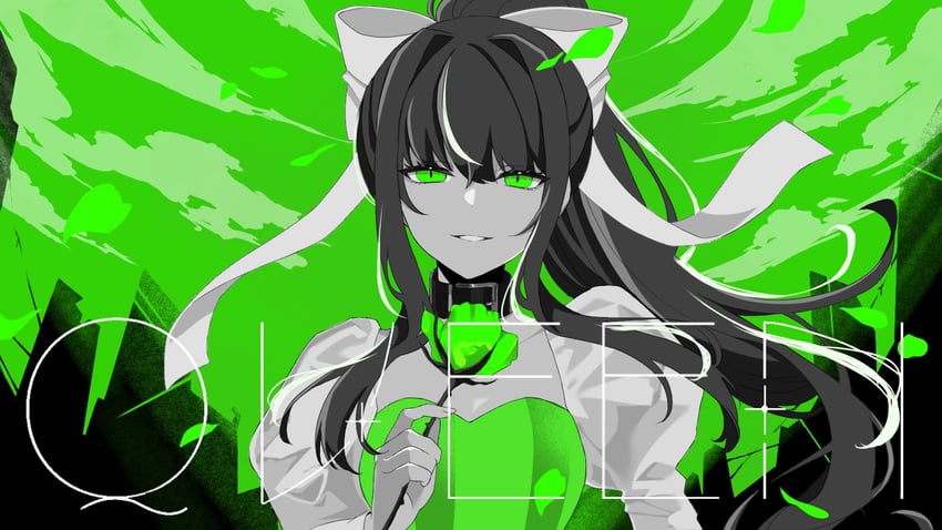 monika (doki doki literature club and 1 more) drawn by marisaarisu16