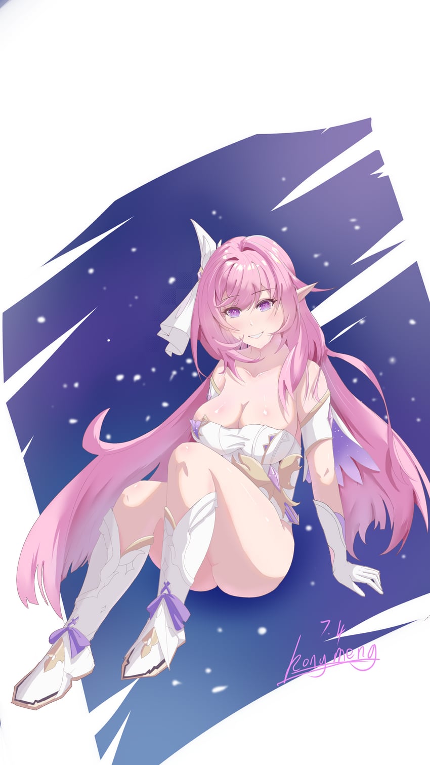elysia (honkai and 1 more) drawn by lan_ying_chuxue