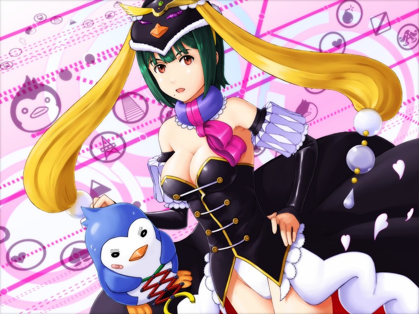 otonashi kotori, princess of the crystal, and penguin 2-gou (idolmaster and 1 more) drawn by raikou_(yorimitsu)
