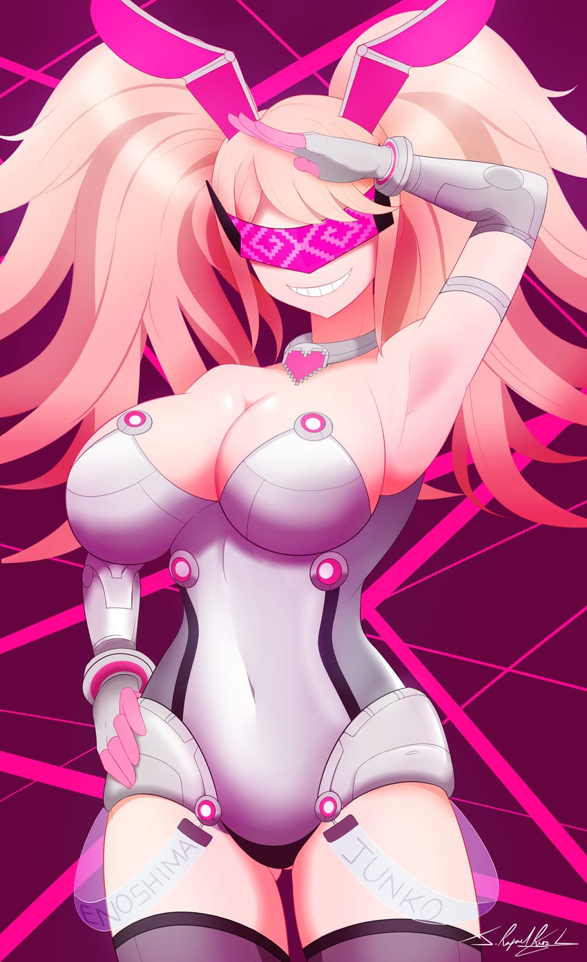 enoshima junko (danganronpa and 1 more) drawn by neolink077