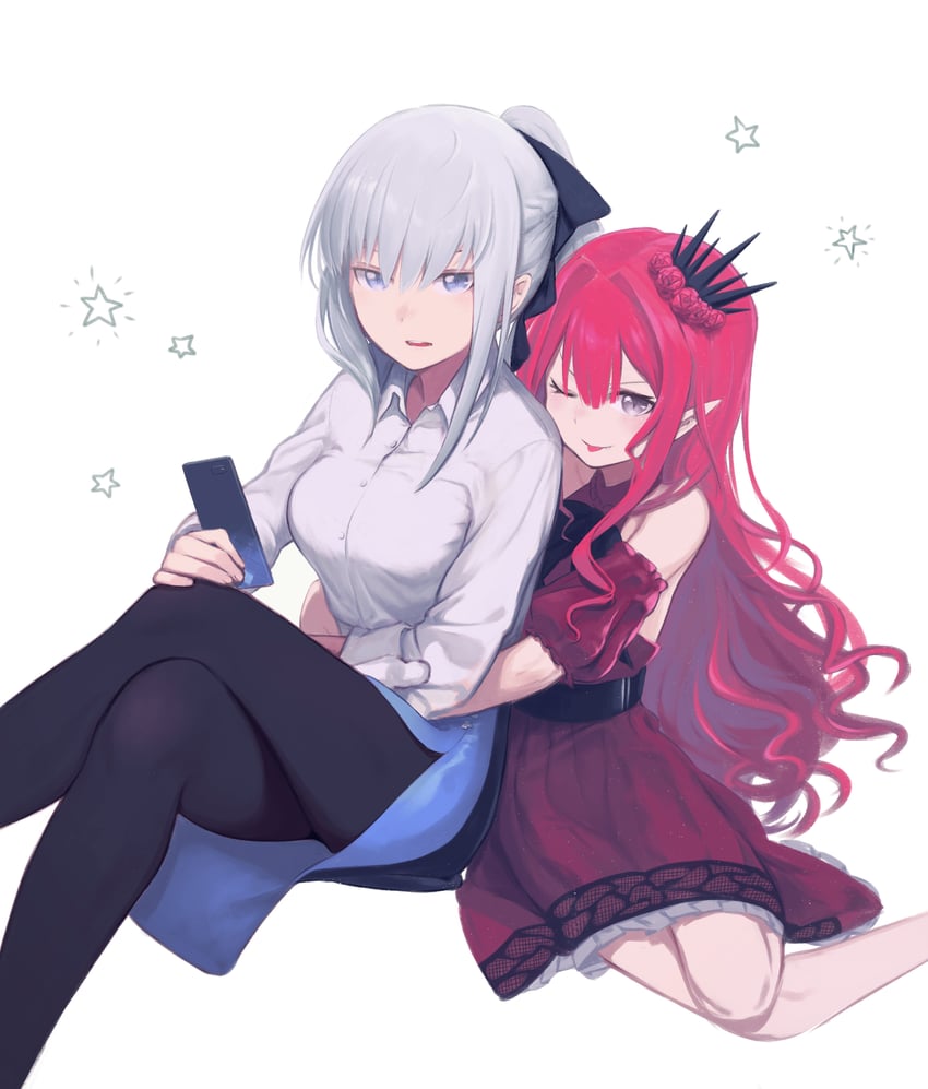 morgan le fay and baobhan sith (fate and 1 more) drawn by daisi_gi