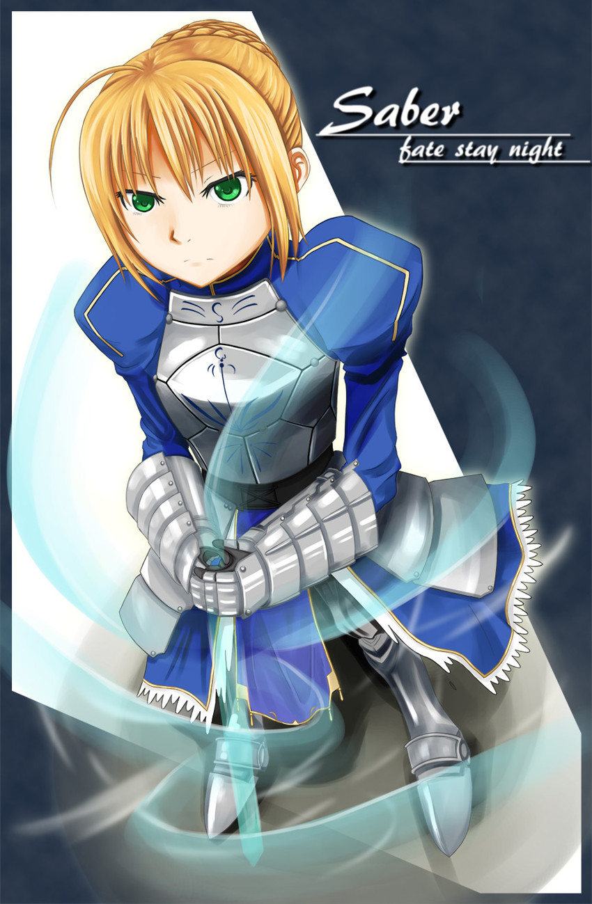 artoria pendragon and saber (fate and 1 more) drawn by motsuman