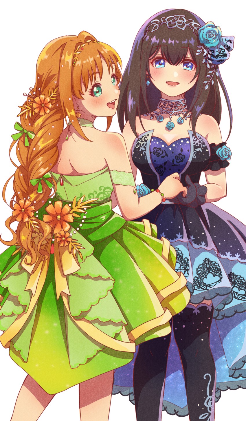 sagisawa fumika and hino akane (idolmaster and 2 more) drawn by legend_of_nappo