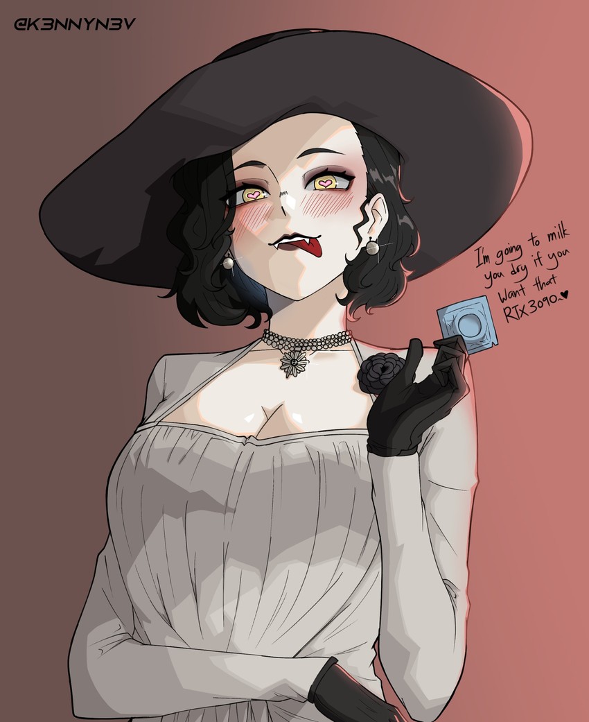 alcina dimitrescu (resident evil and 1 more) drawn by k3nnyn3v