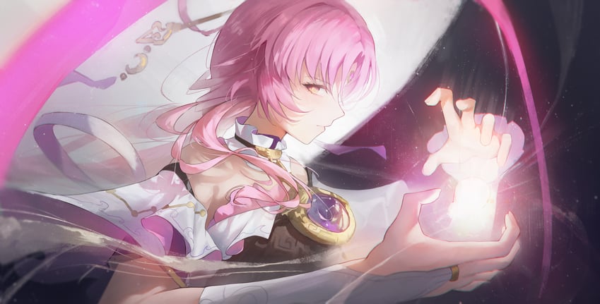 fu xuan (honkai and 1 more) drawn by yonesdraws