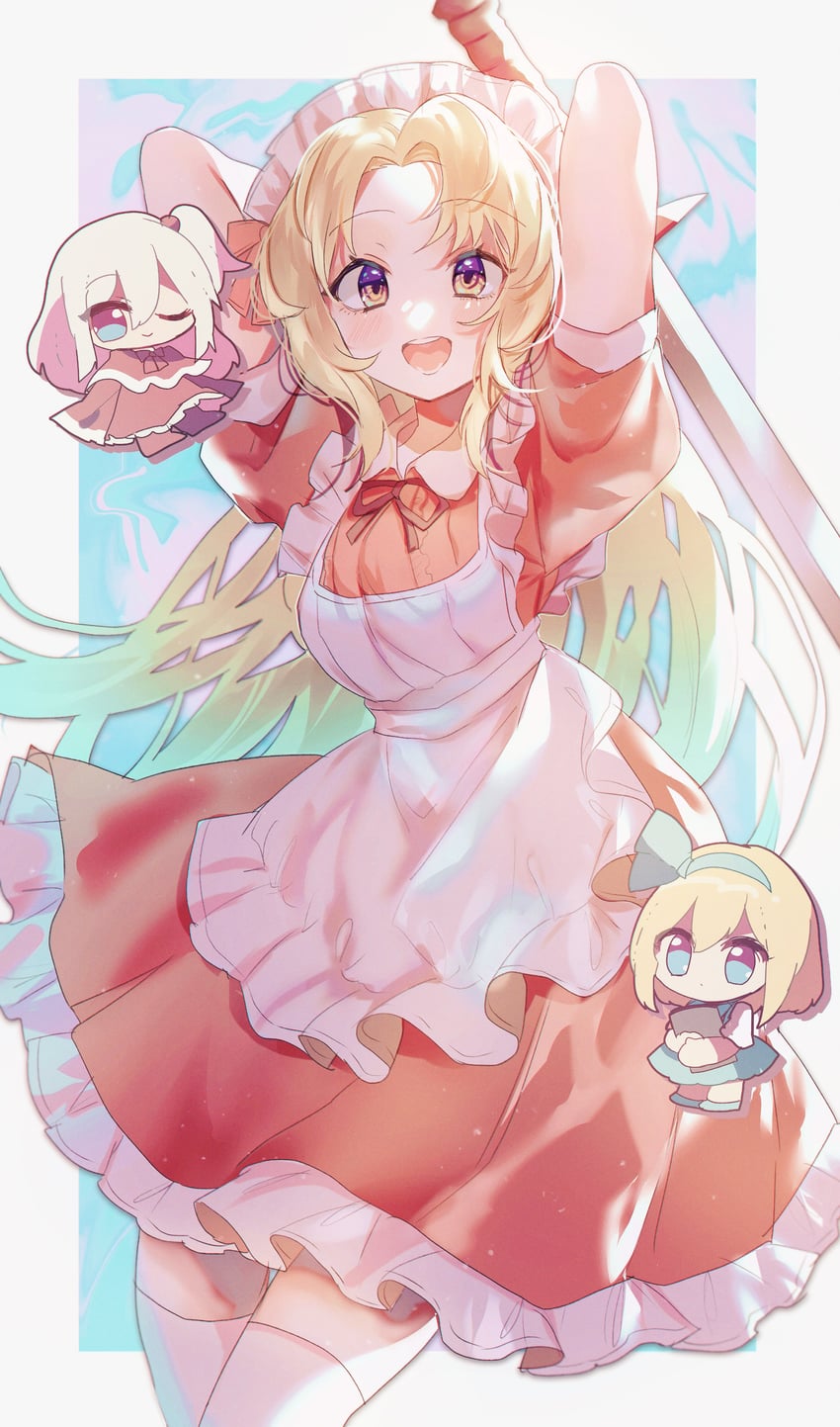 alice margatroid, shinki, and yumeko (touhou) drawn by haruwaka_064