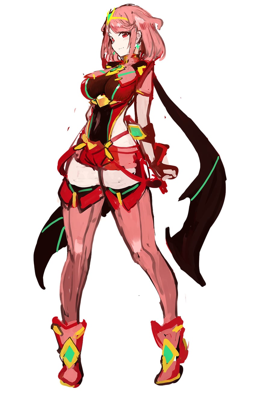 pyra (xenoblade chronicles and 1 more) drawn by tim_(a9243190a)