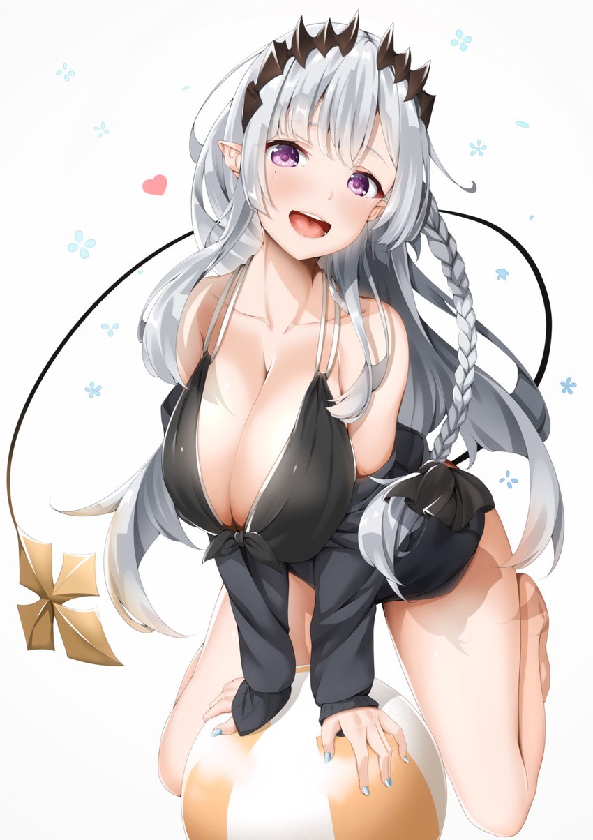 sougetsu eli (nanashi inc. and 1 more) drawn by aoi_gorilla