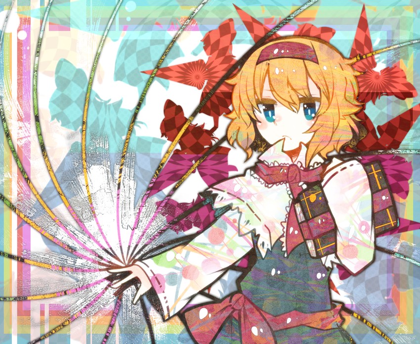 alice margatroid and shanghai doll (touhou) drawn by itomugi-kun