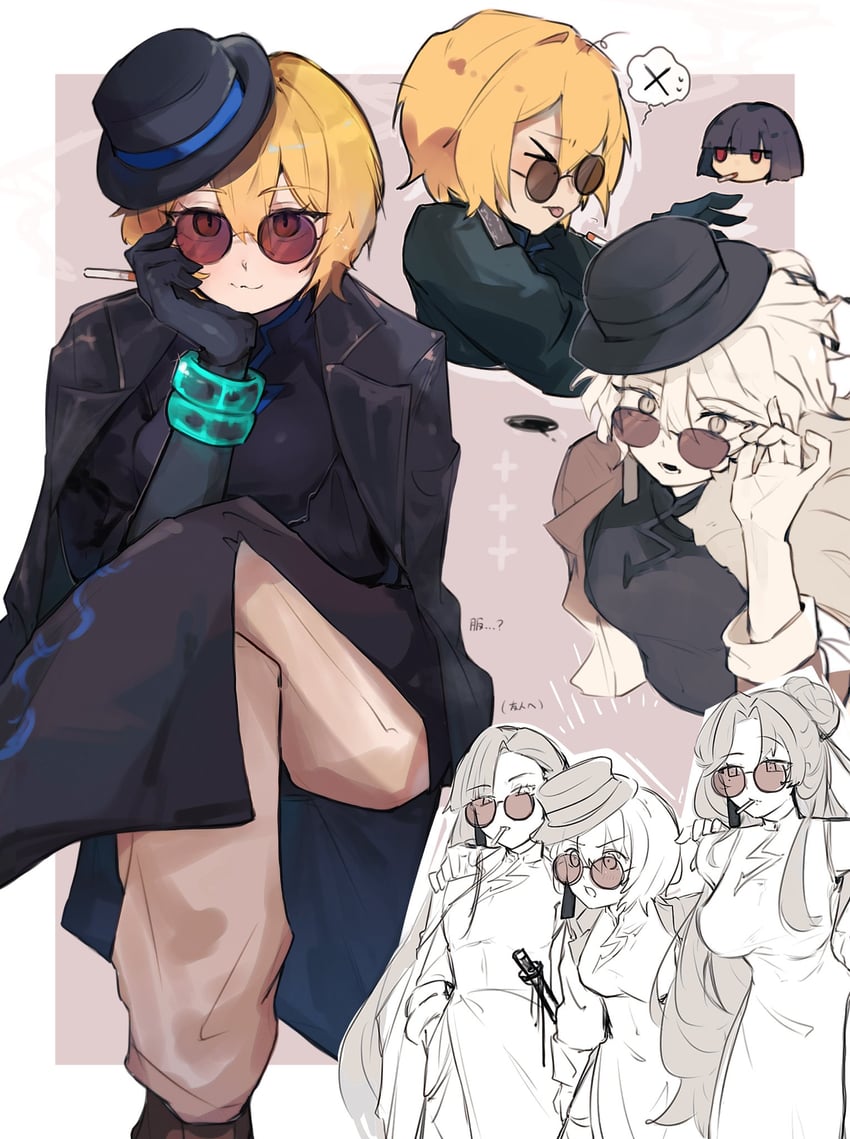 don quixote, ryoshu, and rodion (project moon and 1 more) drawn by oshikyomokawaii