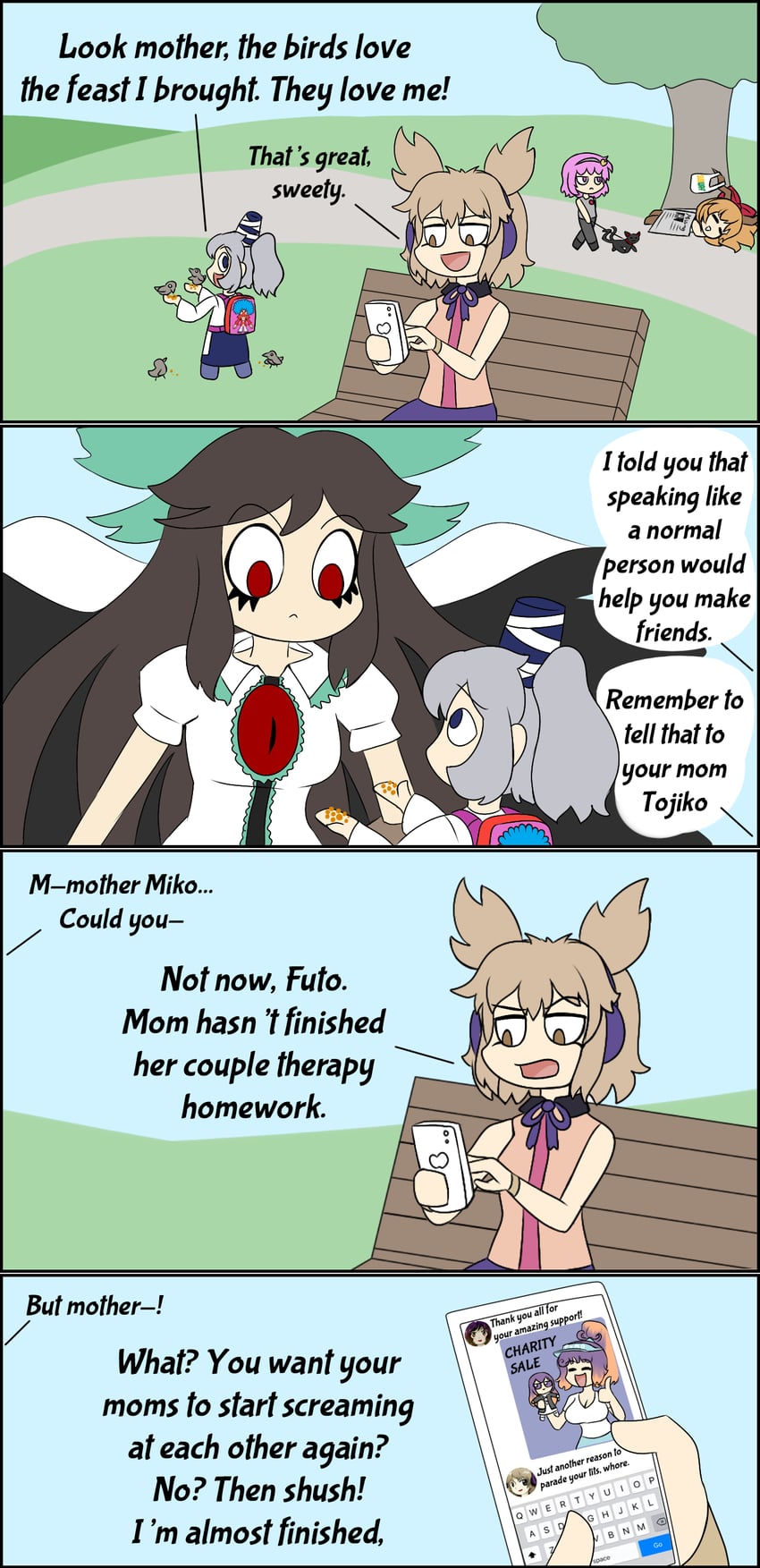 komeiji satori, kaenbyou rin, reiuji utsuho, ibuki suika, hijiri byakuren, and 4 more (touhou and 1 more) drawn by pierrelucstl and zun_(artist)