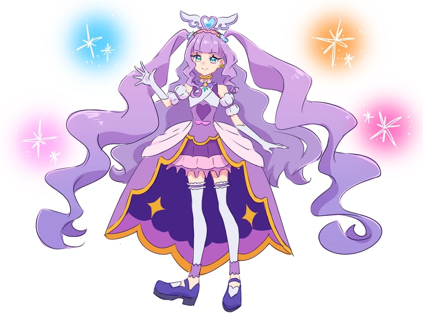ellee-chan and cure majesty (precure and 1 more) drawn by fpminnie1
