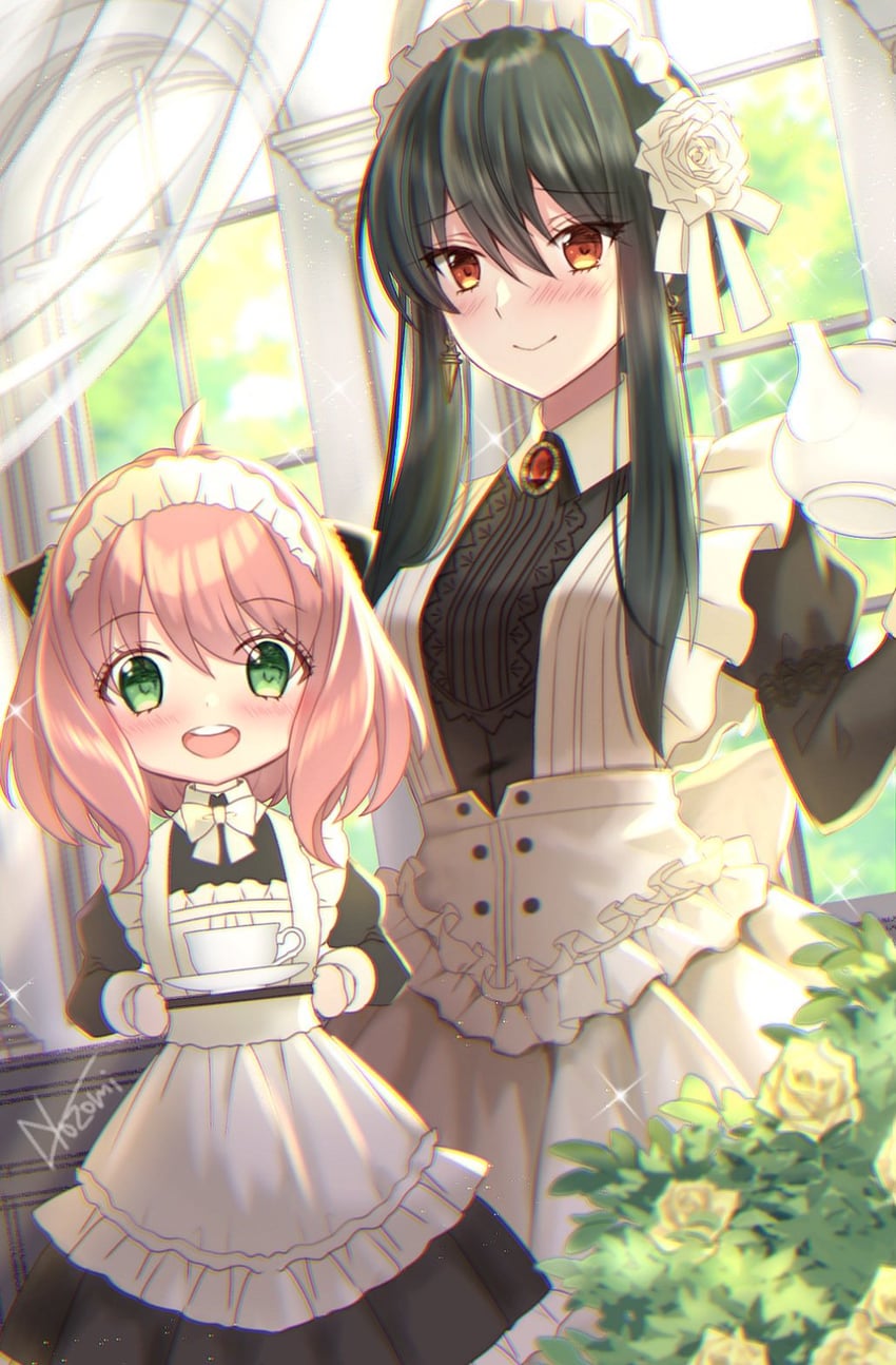 yor briar and anya (spy x family) drawn by nozomi_fuuten