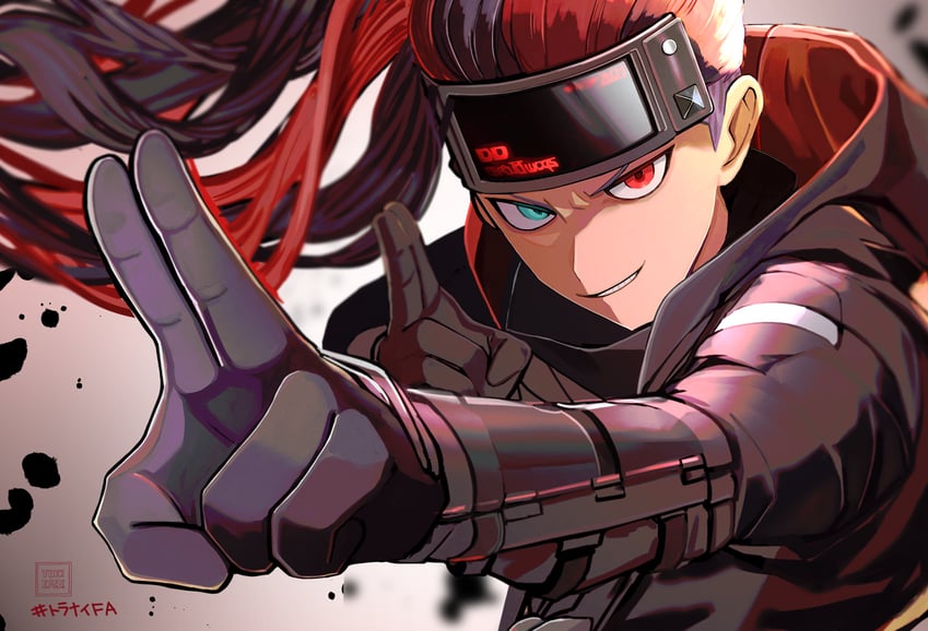 akiba ichinosuke (tribe nine) drawn by katama_(k85620232)