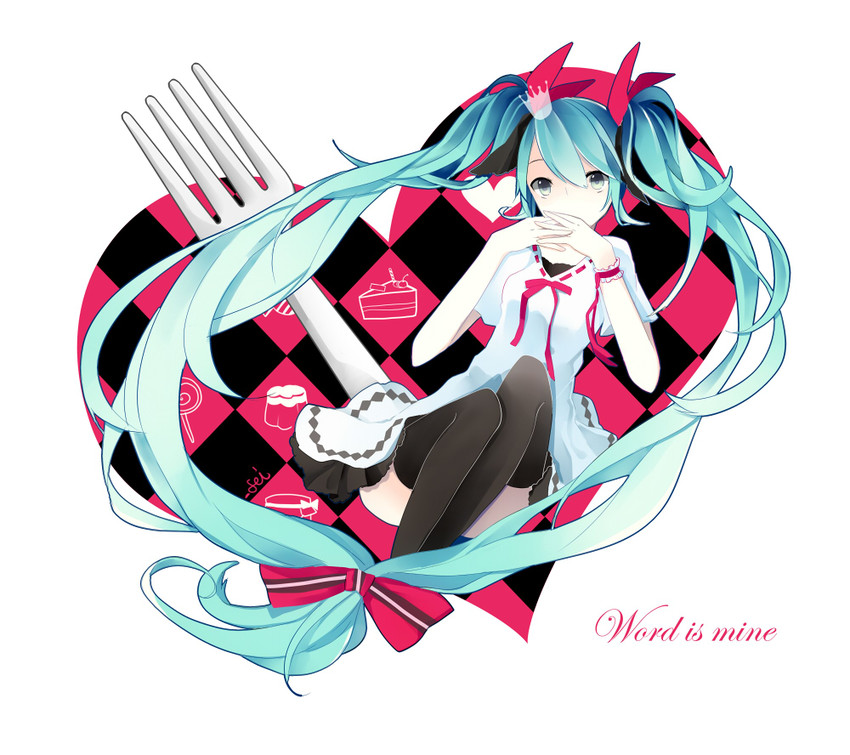 hatsune miku (vocaloid and 1 more) drawn by fen_renlei