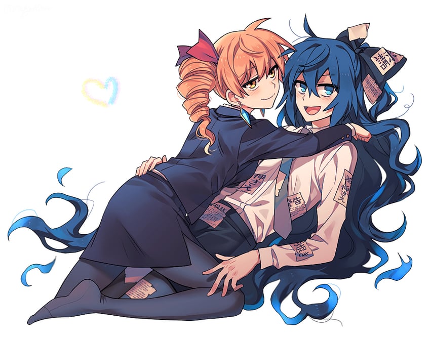 yorigami shion and yorigami jo'on (touhou and 1 more) drawn by re_ghotion
