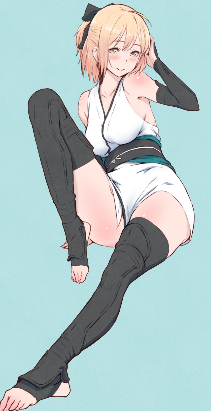 okita souji (fate and 2 more) drawn by utu_(ldnsft)