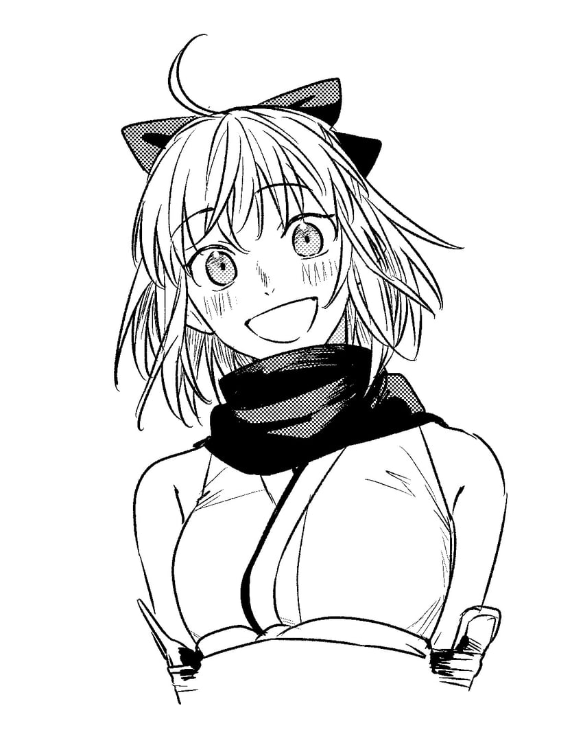 okita souji (fate and 1 more) drawn by noz_2to