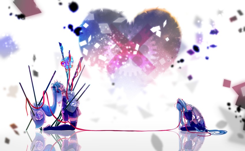 hatsune miku (vocaloid) drawn by shirayuki_towa