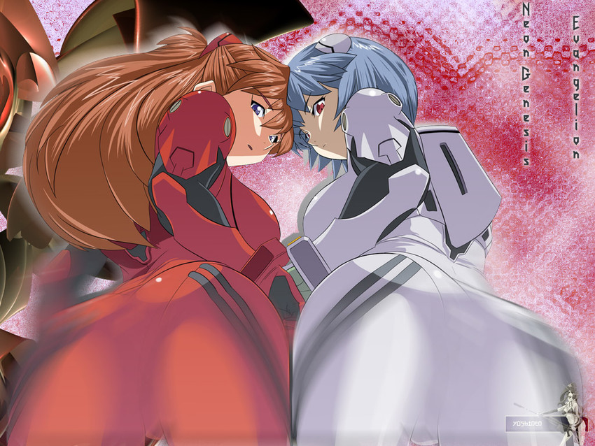 souryuu asuka langley, ayanami rei, and yoko littner (neon genesis evangelion and 2 more)